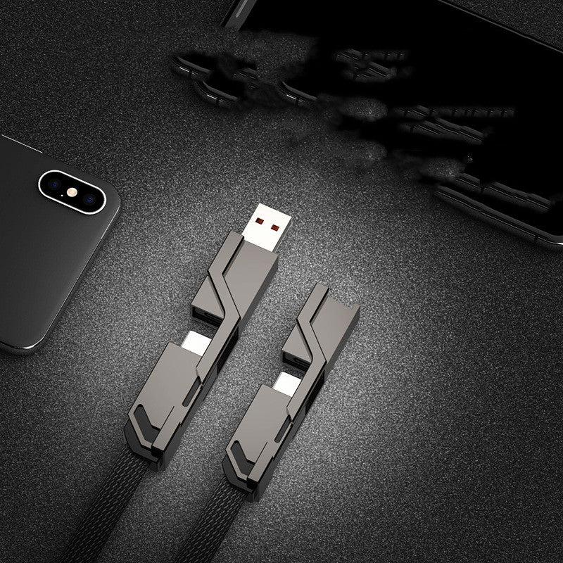 100W 4-in-1 Fast Charging Data Cable