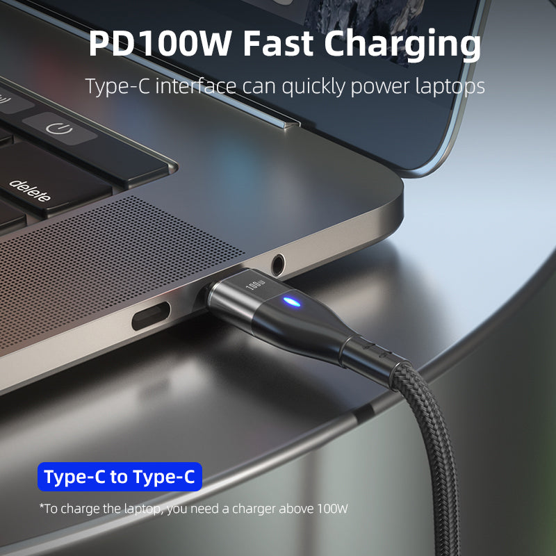 Magnetic High-Speed Data & Charge Cable (100W/5A)